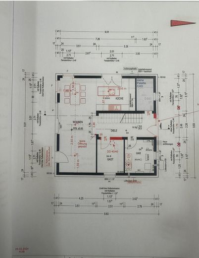 Villa cittadina – Erdgeschoss- Grundriss