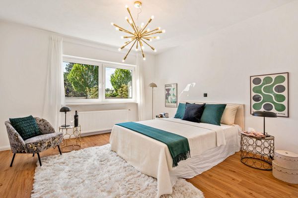 Fantásticamente modernizado: apartamento en propiedad de 3 habitaciones en ubicación céntrica - sin comisión