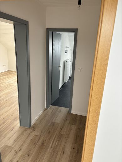 सुंदर उज्ज्वल 1 कमरे का अपार्टमेंट – Blick Wohnungstür in den Flur