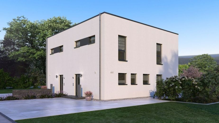MODERNE ARCHITEKTUR TRIFFT AUF GEMÜTLICHKEIT – Ansicht Eingang