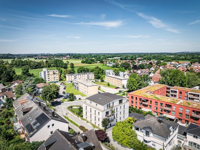 Rückansicht mit Umgebung