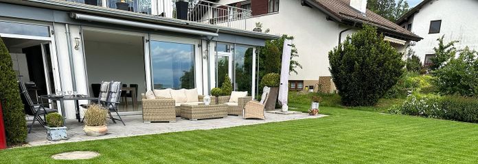 Blick vom Garten