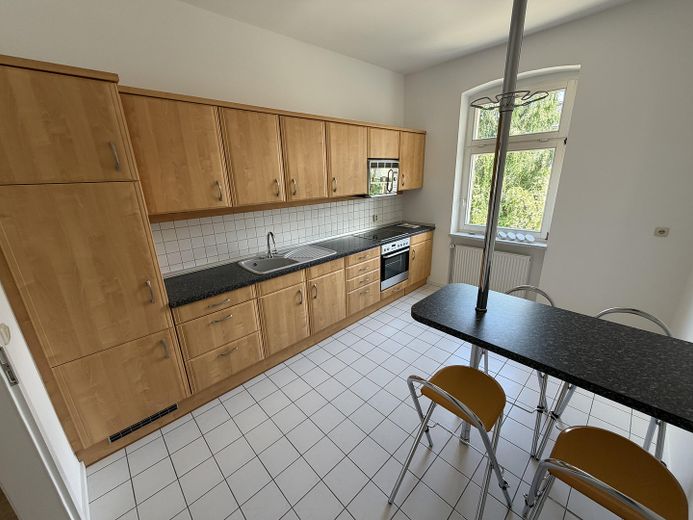Zentrumsnahe, ruhige 2,5-Zimmer-Wohnung mit Balkon in Brühlervorstadt – Küche 2