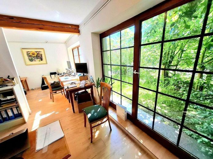Seegut Blaue Blume – Herrenhaus, Wohnhaus & See in der Uckermark – Büro, Coworking