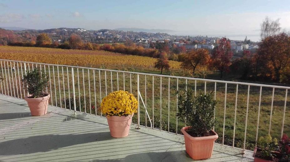 Einmalige Aussicht über den Bodensee – Blick von der Terrasse