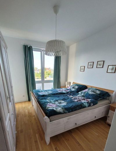Dwa 3-pokojowe mieszkania, centralnie, nowoczesny nowy budynek, Elbe, pieszo Buckau – WG9 Schlafzimmer