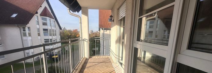 Sonniger Balkon