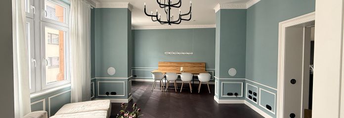 Attraktive 2 Zimmer Wohnung im 1. OG Johannesviertel in Darmstadt – Wohnen/Essen