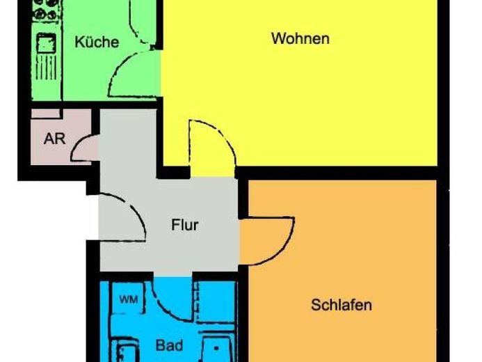 Sicher investieren: Dachgeschoss-Wohnung in Freital mit großem Balkon - freiwerdend – Foto 1
