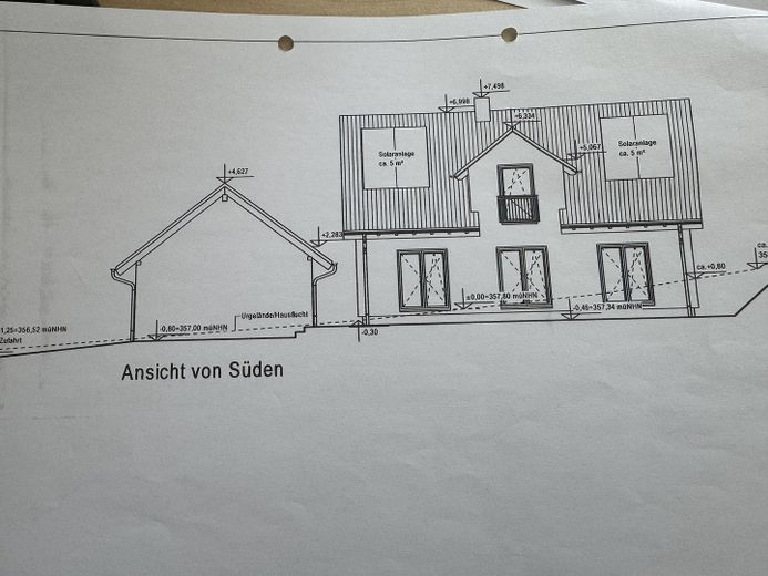Sonniges Paradies für die Familie –  modernes EFH mit grossem Aussenbereich – Ansicht von Süden