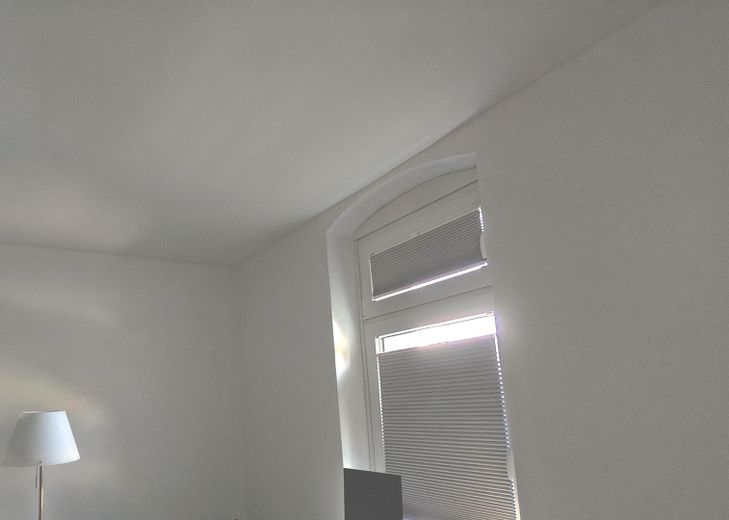 Dla 2-osobowej wspólnoty mieszkaniowej lub małżeństwa bez dzieci mieszkanie 2,5-pokojowe w centrum Brackwede, spokojna lokalizacja. – Arbeitszimmer/ Durchgangszimme