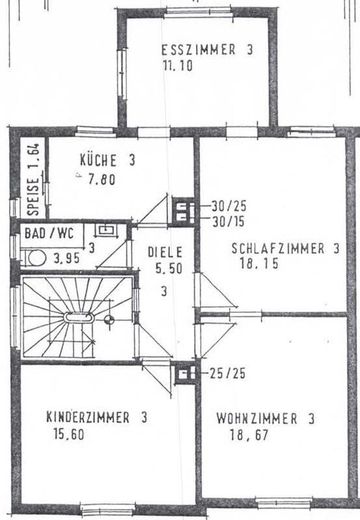 Sanasyondan sonra ilk kullanım - Yeni zemin/mutfak/banyo/pencereler - Heilbronn'da merkezi konum – 2D Grundriss