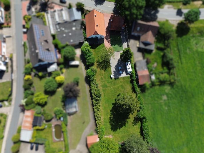 Historische Architektur mit Raum für Visionen – Vogelperspektive