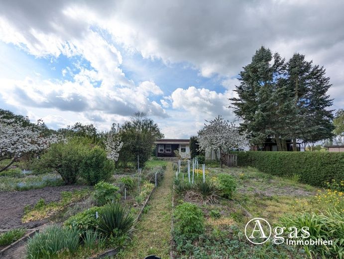 Großes Gartengrundstück mit Laube am Ortsrand von Zehdenick (Eigentum - keine Pacht, kein Verein) – Garten