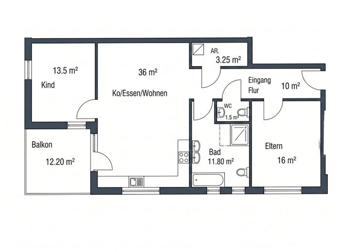 First occupancy! New, bright, barrier-free 3-room ground-floor apartment with garden in a central location in Jockgrim – Foto 13