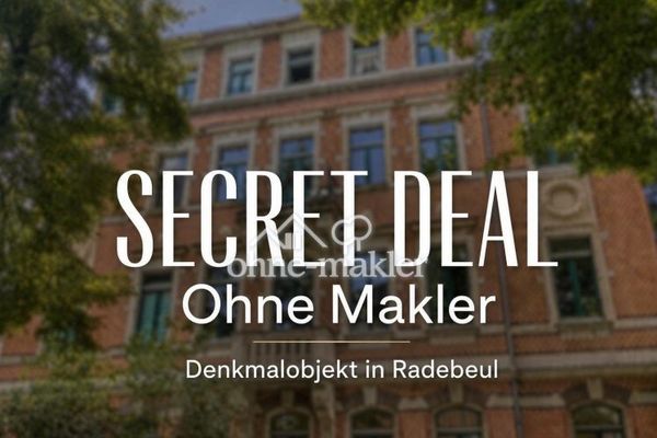 Mieszkanie na poddaszu objęte ochroną konserwatorską w Radebeul-Ost – wolne od zaraz, bez prowizji, 5% potencjału czynszowego