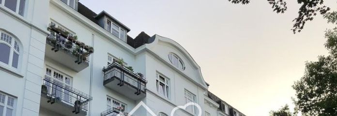 Ático de alta calidad con una gran terraza en la azotea en Hamburgo-Eppendorf