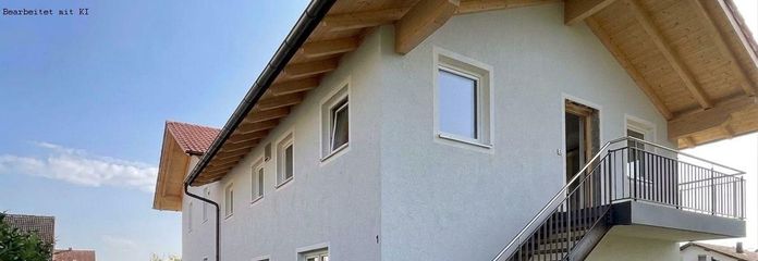 Прекрасная квартира площадью 144 м² на верхнем этаже с собственным участком сада – Außenansicht Nord