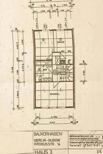 Einfamilienhaus mit Garten und Garage in Rudow, freiwerdend – Grundriss-1.OG,spiegelverkehrt