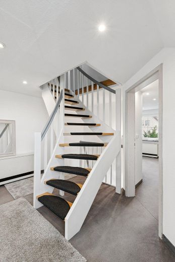 Treppe ins Dachgeschoss