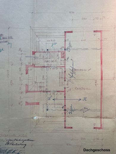 Grundriss Dachgeschoss