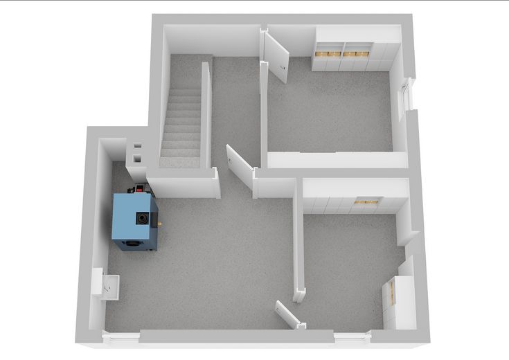 Winkelbungalow - großes Grundstück - Zentral in Giesen – Kellergeschoss Grundriss