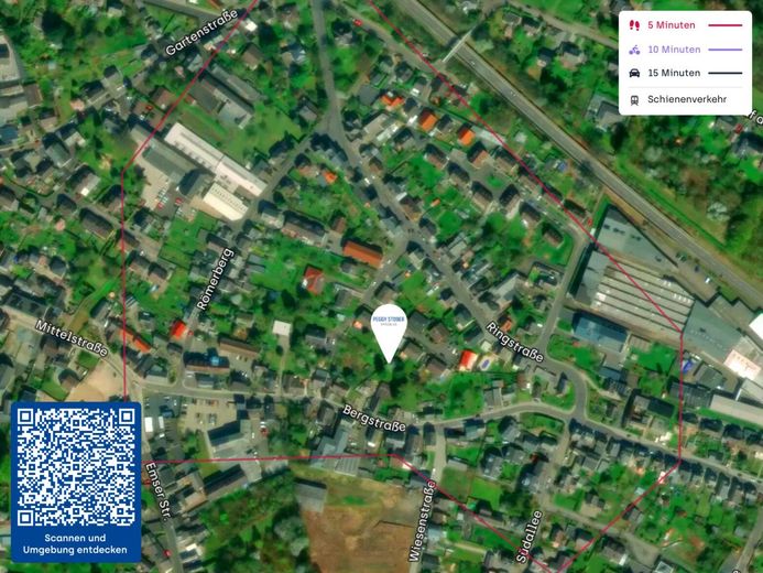 Doppelhaushälfte in Höhr-Grenzhausen - mit großer überdachter Terrasse, Garten und Garage – Lageplan