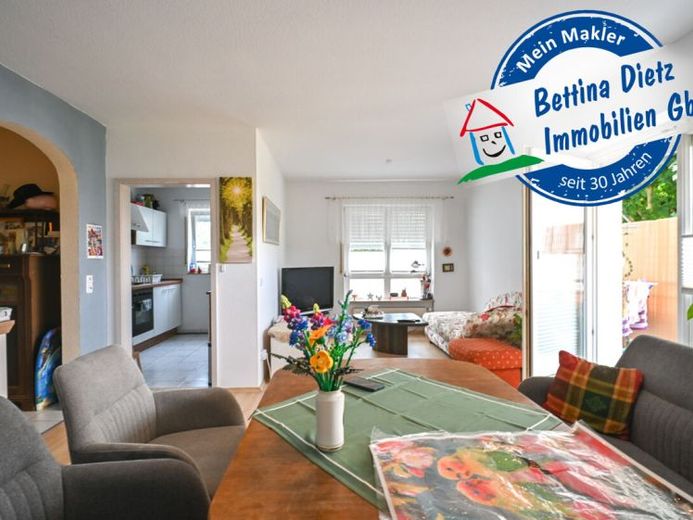 DIETZ: Gepflegte 2 Zimmer - Erdgeschosswohnung mit Balkon und Kellerraum in Eppertshausen! – Foto 1