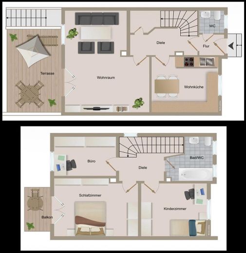 Casa a schiera centrale soleggiata con giardino, balcone e molto potenziale a Waltenhofen-Rauns – Foto 10