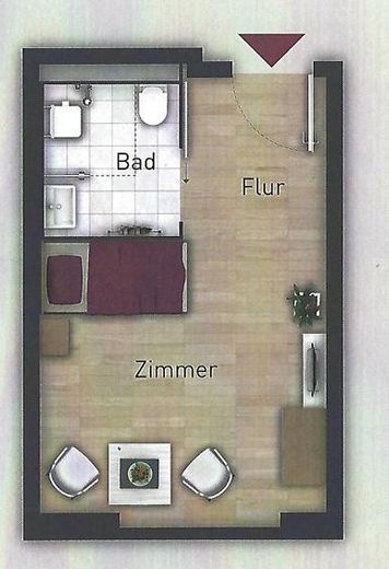 2 appartamenti per anziani in un edificio di prestigio, affittati a lungo termine, il vostro investimento con futuro - prezzo trattabile – Grundriss Apartmenöts