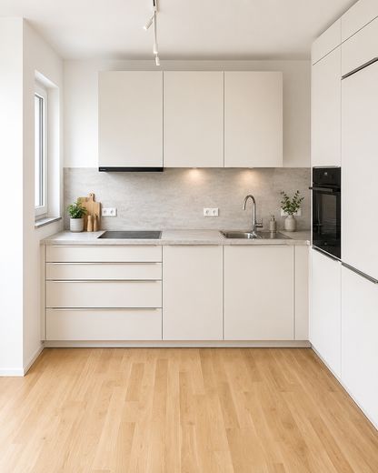 Neubau-Erstbezug in Toplage! Hochwertige Wohnung mit Einbauküche! – Einbauküche