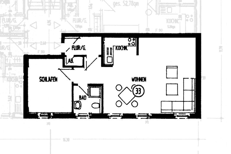 Primera ocupación tras la renovación: apartamento de 2 habitaciones en la última planta en Magdeburg-Stadtfeld (WE33) – Foto 6