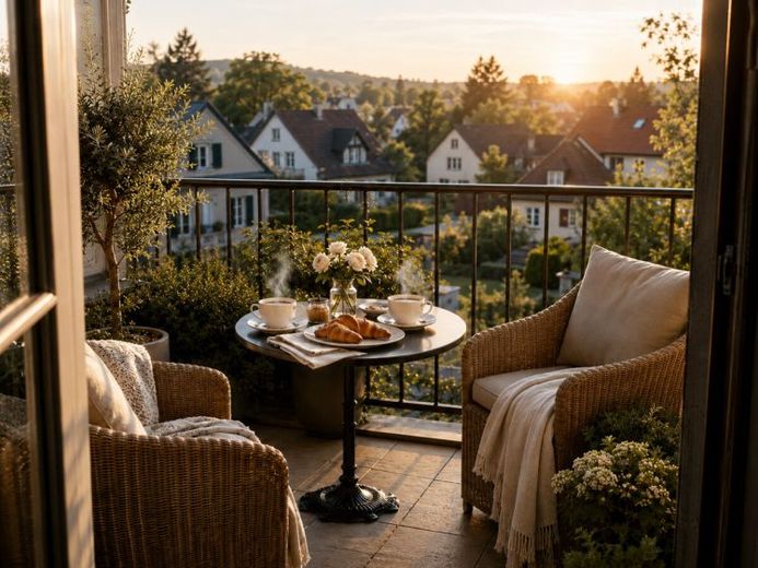 Exklusives Dachgeschoss in Rinteln | 3 Zimmer | Balkon | Aufzug | EH 40 – Foto 1