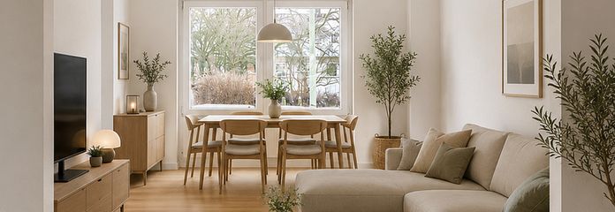 Großzügiges Reihenhaus frisch renoviert – sofort bezugsfrei - ohne Provision! – Wohnbereich EG