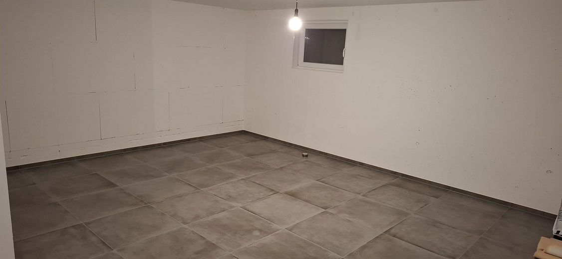 Mainz'da çatı terası ve bodrumlu genç, modern ikiz villa, özelden – Keller