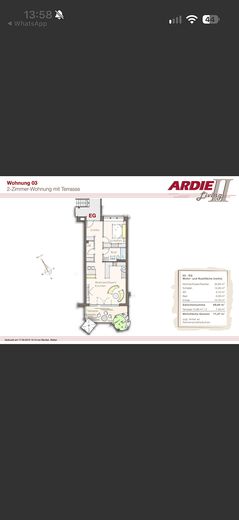 Stylisches Loft mit großer Terrasse – Grundriss