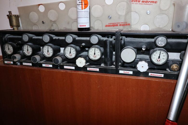 Clinique de Fürth accessible à pied - appartement de 2 pièces – Heizung