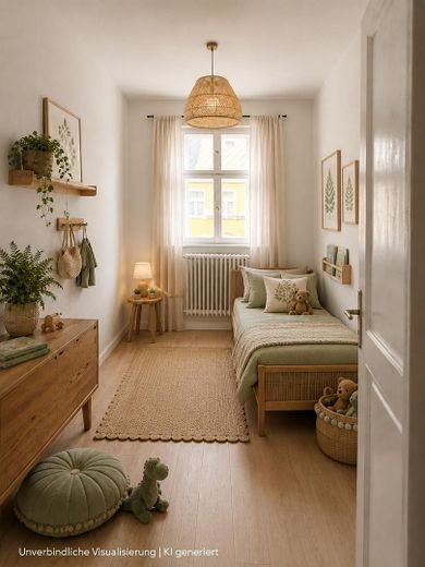 Großzügige Altbauwohnung mit Loggia | Bezugsfrei Ende 2026 – Visualisierung Zimmer WE 09