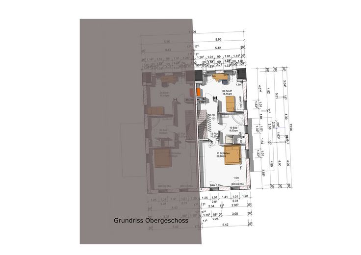 Grundriss Obergeschoss