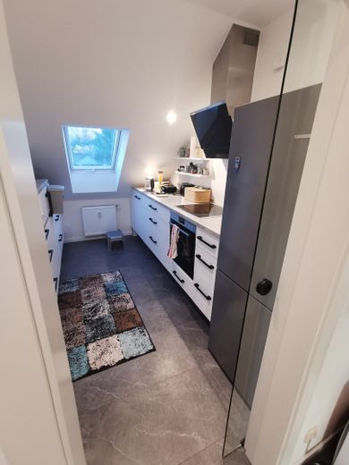 Mooie lichte 2,5-kamerwoning aan de wandelroute Siebenmühlental – Küche