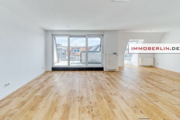 IMMOBERLIN.DE - Wunderbare Wohnung mit Sonnenloggia/-terrasse & Tiefgaragenplatz in ruhiger Citylage