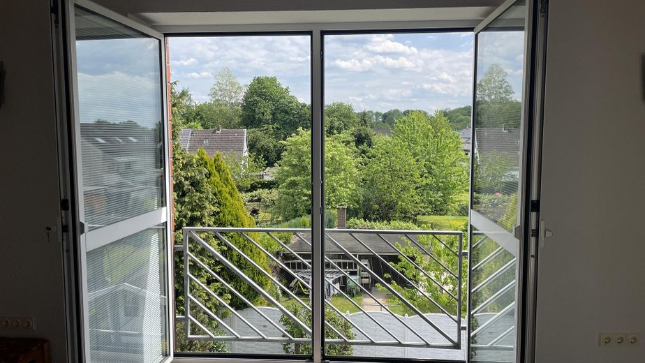 Blick aus dem Studio