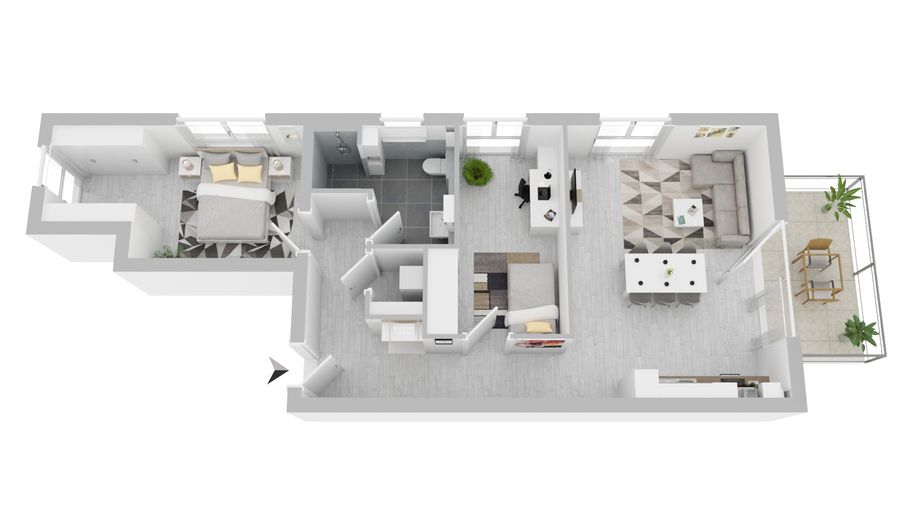 3D-Grundriss