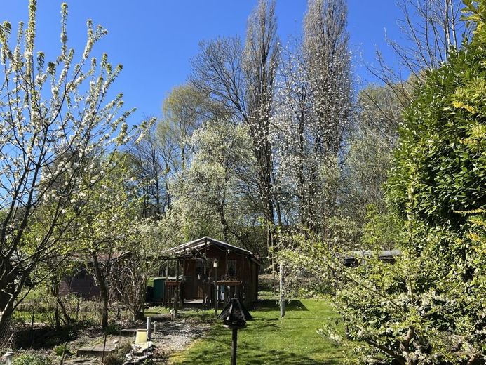 Charmante Doppelhaushälfte mit großem Garten in begehrter Lage... – Garten