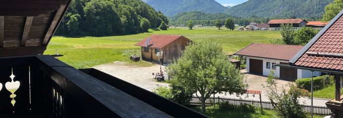 Blick vom Balkon