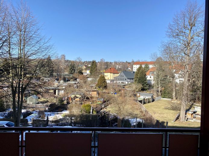 Aussicht vom Balkon