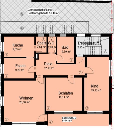 4 locali | Piano terra| 110,63 mq a Krumbach (W2) – Foto 20