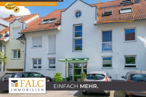 Wohnen auf zwei Ebenen - 3 Zimmer-Dachgeschosswohnung mit Loggia und TG-Stellplatz