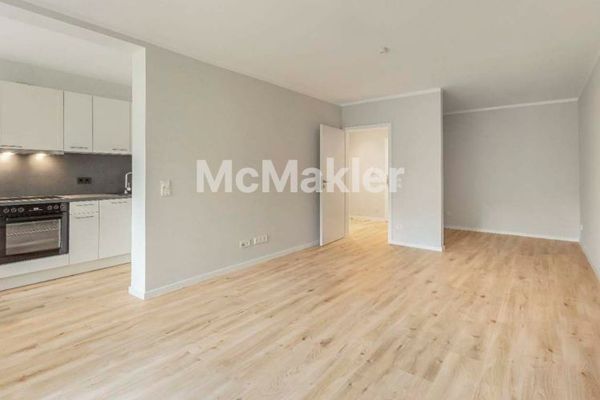 1-Zimmer-Erdgeschosswohnung mit Einbauküche in gefragter Neusser Lage