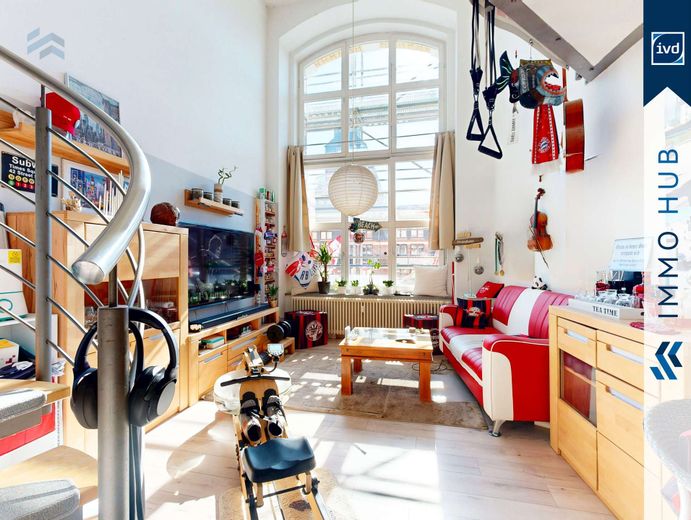 ++ Wohnen mit Blick auf die weiße Elster: 2RW mit Galerie und Loggia ++ – 3015106-94x3uwxg2puXUg6yrtPCSJLR-Wohnen.jpg